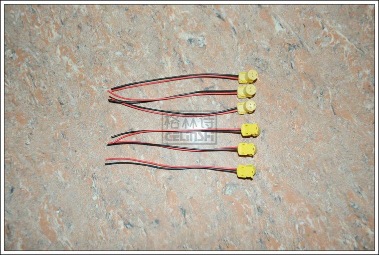 Steering wheel Universal plug White Rabbit Head Universal harness 3 "4" seat air curtain plug without short circuit valve