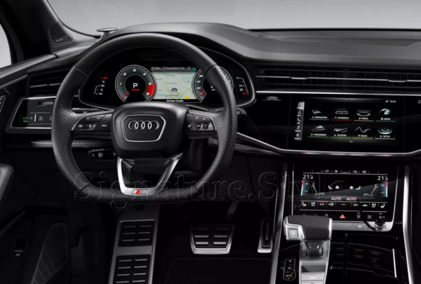 Audi A4 S4 B9 8W A5 S5 Q5 Q7 SQ7 Q8 SQ8 RS air steering wheel driver bag Black - Image 2