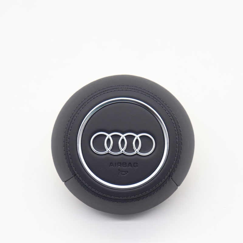 For Audi A3/A4L/A5/Q2L Napa leather covered steering wheel airbag cover horn cover