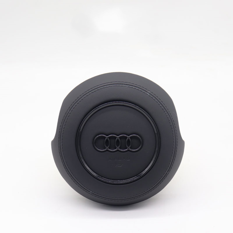 For Audi A4L/A5/A6L/Q3/Q5 Napa leather covered steering wheel airbag cover horn cover