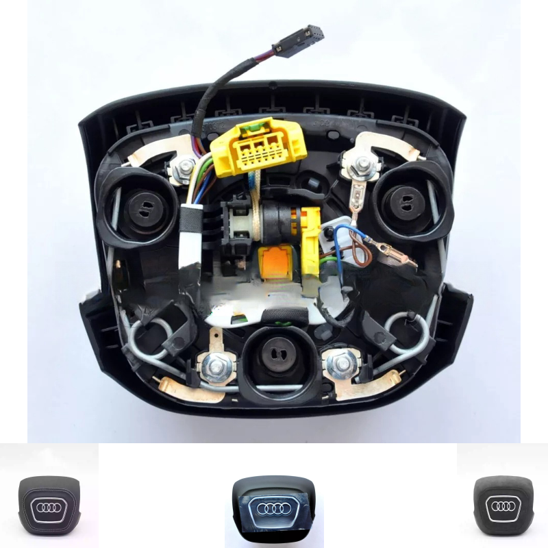 Audi A4 S4 B9 8W A5 S5 Q5 Q7 SQ7 Q8 SQ8 RS air steering wheel driver bag Black