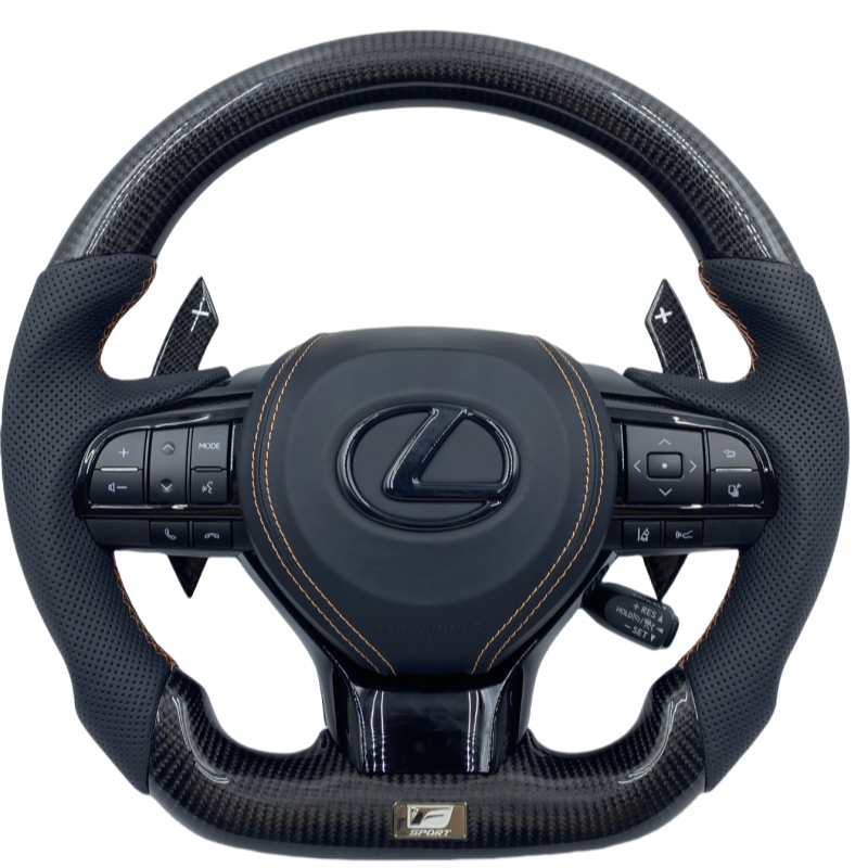 Lexus modified the new GS steering wheel piano Black peach wood Reiz Overdo Elfa and other Toyota can be installed