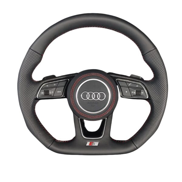 Adapted to the old Audi A4L A6L Q5 Q7 A3 Q3 A7 modified new sports flat bottom steering wheel - Image 3