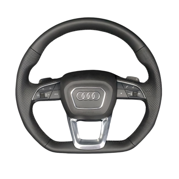 Adapted to the old Audi A4L A6L Q5 Q7 A3 Q3 A7 modified new sports flat bottom steering wheel - Image 5