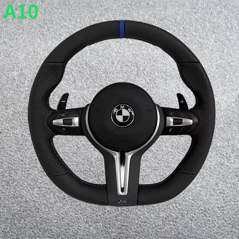 Suitable for BMW X1X2X3X4X5X61234567 leather sports steering wheel assembly of new thong